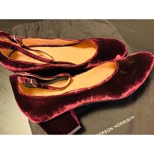SIGERSON MORRISON Kairo Velvet Ankle-Strap Pumps